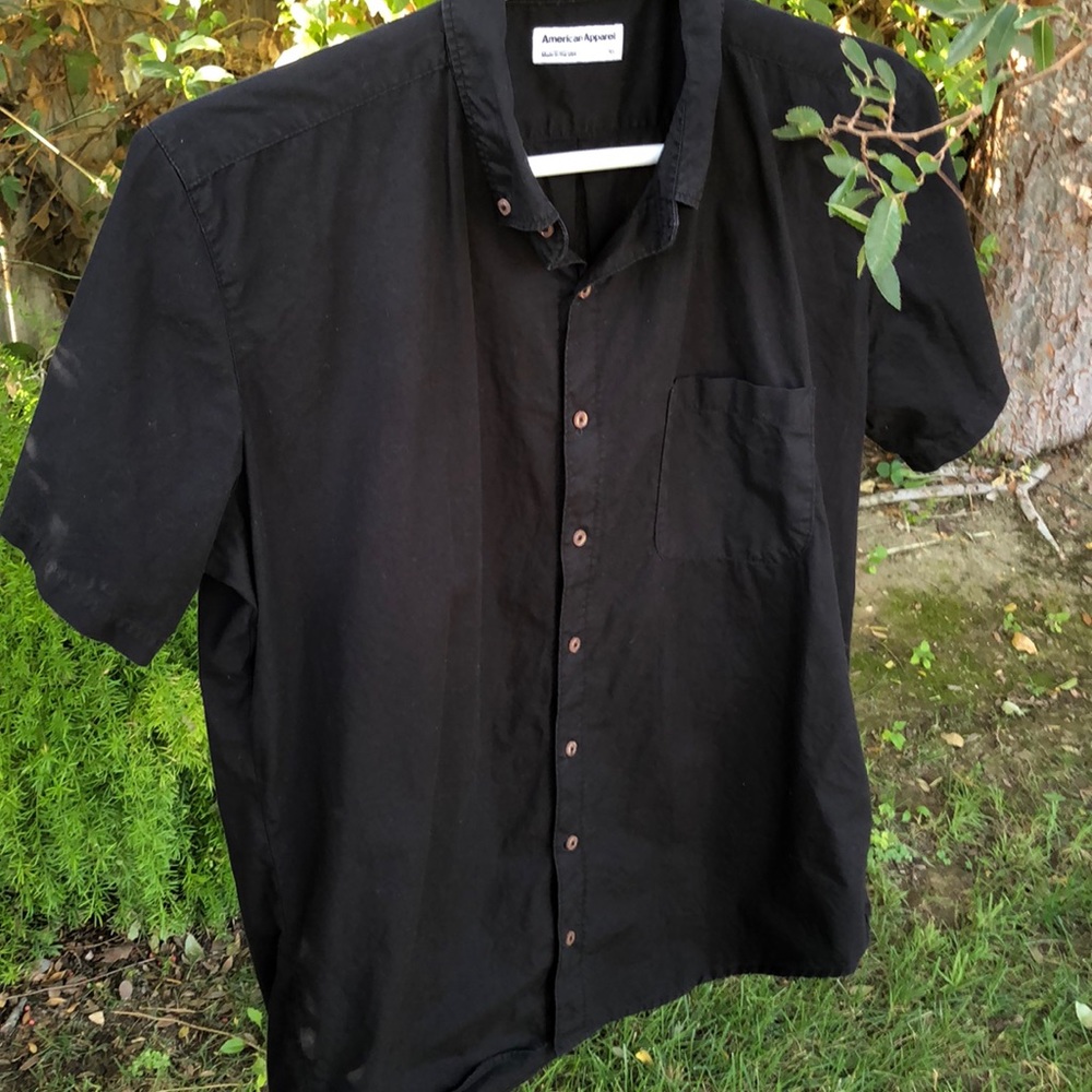 American Apparel black shirt